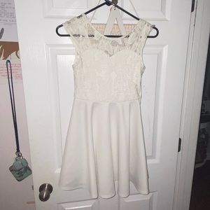 white lace formal dress from dillards